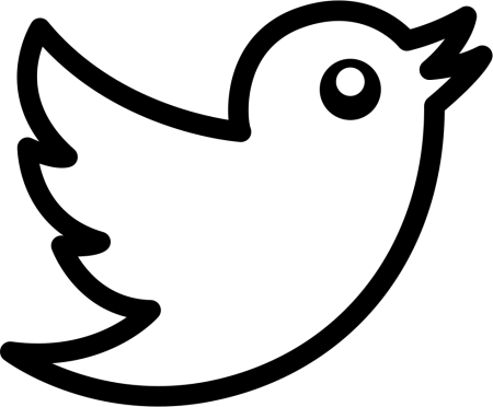 Птичка контур