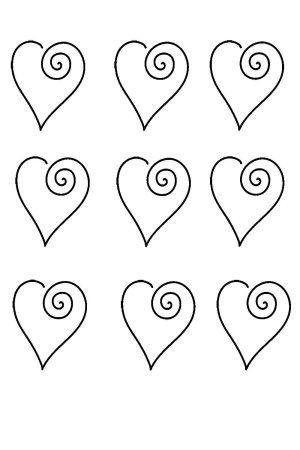 Трафарети для шоколандних узор