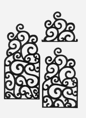 Трафарет для шоколадного декора