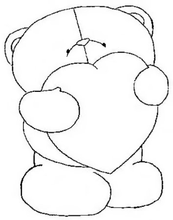 Раскраска "мишки"