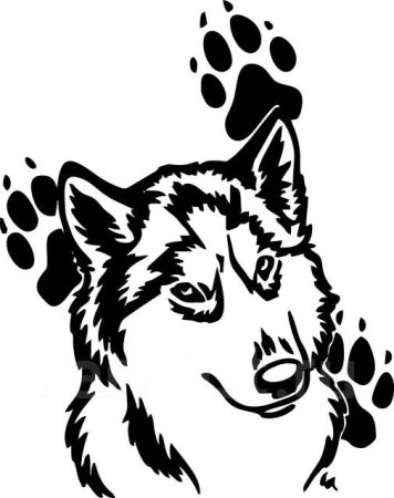 Трафареты для выжигания по дереву волк