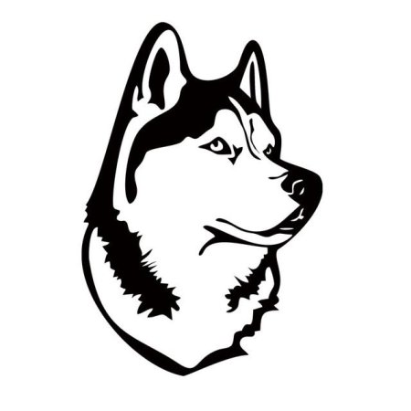 Хаски эскиз