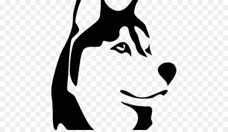 Хаски силуэт