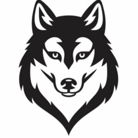 Хаски морда вектор