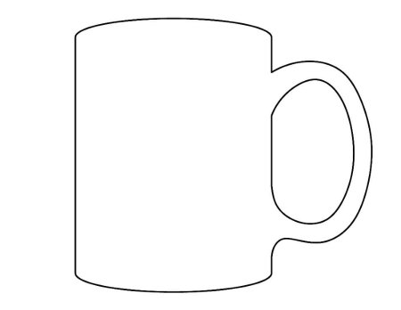Трафарет кружки для вырезания