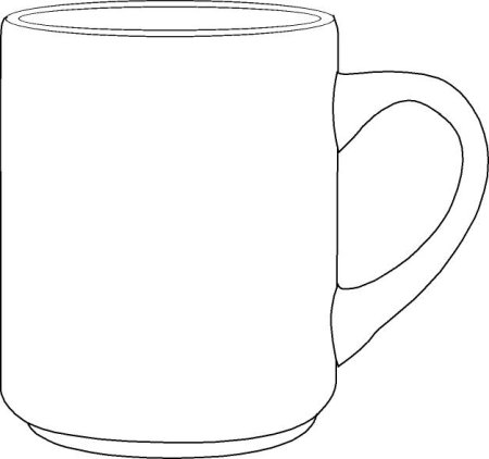 Трафарет кружки