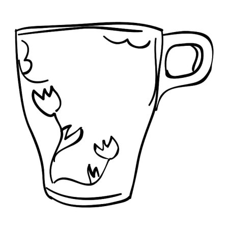 Кружка раскраска