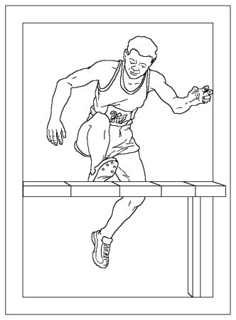 Трафареты видов спорта для детей