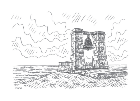 Ласточкино гнездо в Крыму раскраска