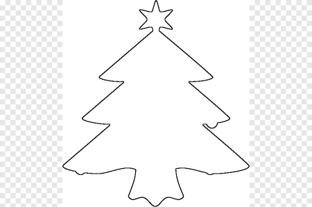 Ель трафарет