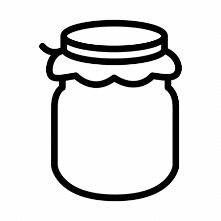 Банка варенья раскраска