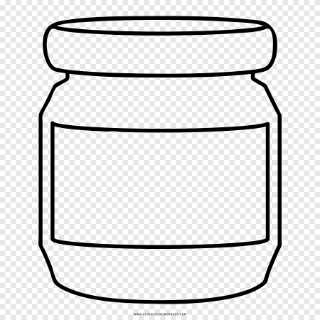 Банка с вареньем раскраска для детей