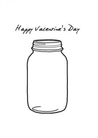 Баночка раскраска