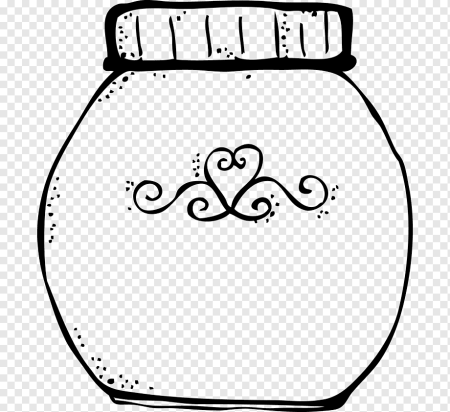 Банка черно белая