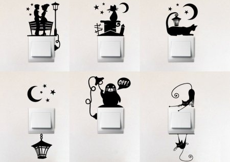 Трафарет для выключателя