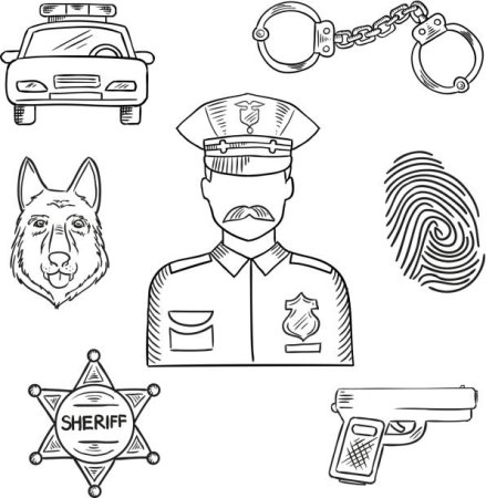 Раскраска ГИБДД для детей