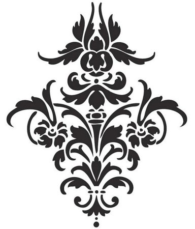 Трафарет Katrin Craft фоновый Дамаск no10