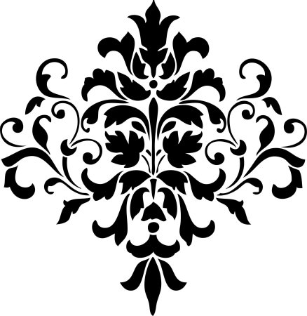 Трафарет "Дамаск и орнамент"