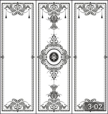 Векторные узоры для дверей