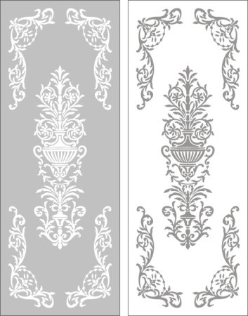 Пескоструй на стекле вензеля