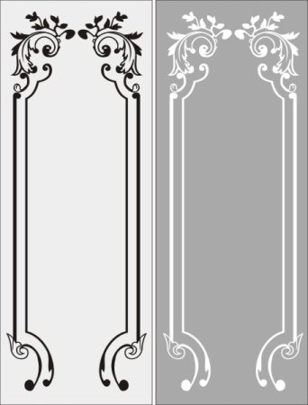 Узоры на двери