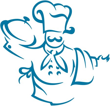 Повар силуэт