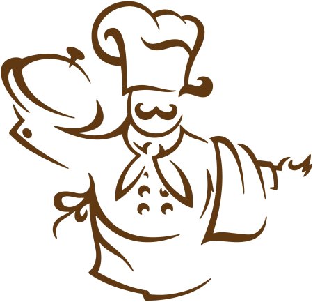 Повар очертание