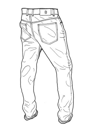 Штаны карандашом