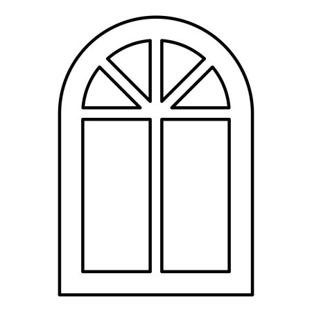 Трафарет "окна"