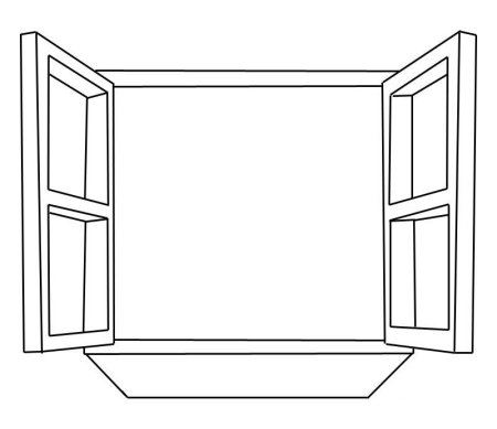 Окно раскраска для детей