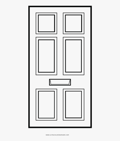 Дверь раскраска