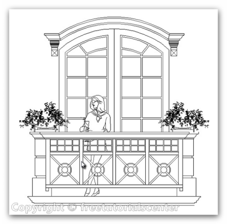 Балкон раскраска