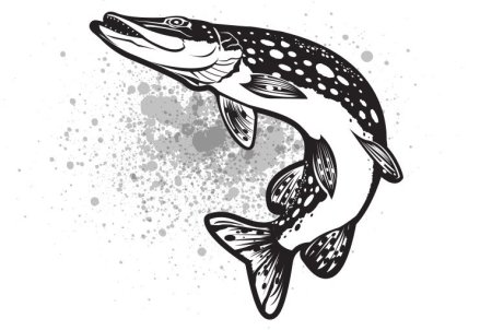 Стилизованная щука