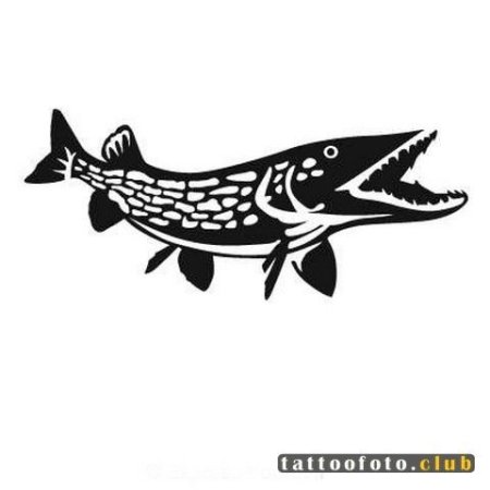 Стилизованная щука