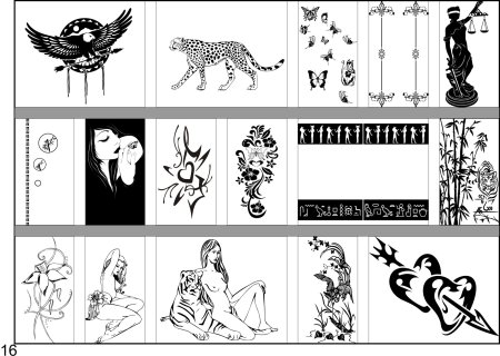 Трафареты для гравировки на металле