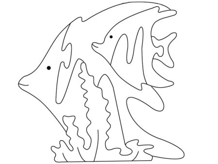 Трафарет для лобзика для детей