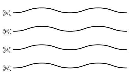 Полоски для вырезания ножницами