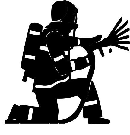 Пожарник раскраска для детей