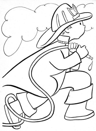 Наклейка на авто "пожарный"