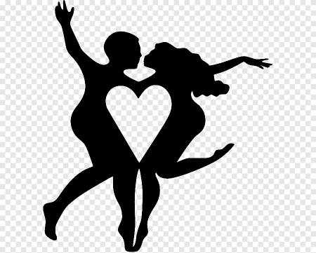 Силуэты ко Дню влюбленных