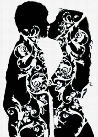 Вытынанка мужчина и женщина