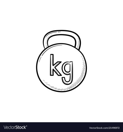 Гиря рисованная