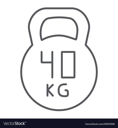 Иконка гиря вес