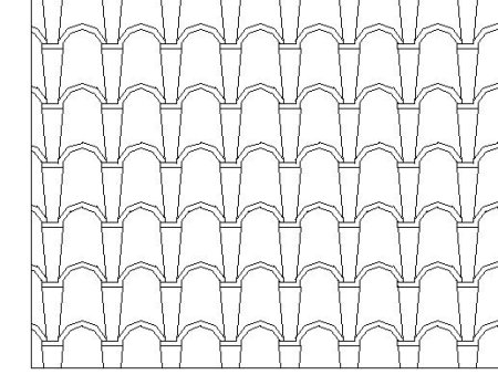 Черепица контур