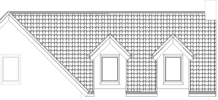 Штриховка крыши