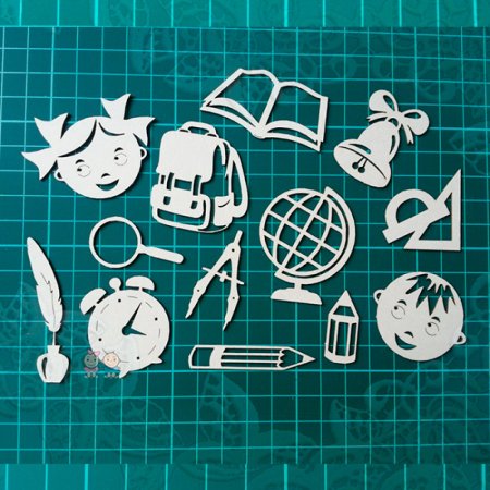 Трафарет школьный