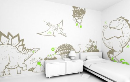 Трафареты для декора стен в детской