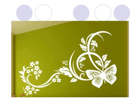 Трафареты для жидких обоев