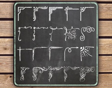 Элементы для меловой доски