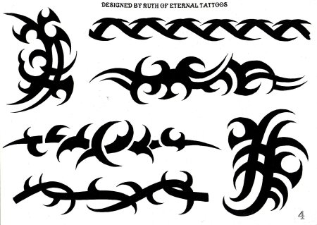 Узоры на ножах трафарет